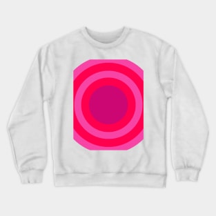 pink and red circles Crewneck Sweatshirt